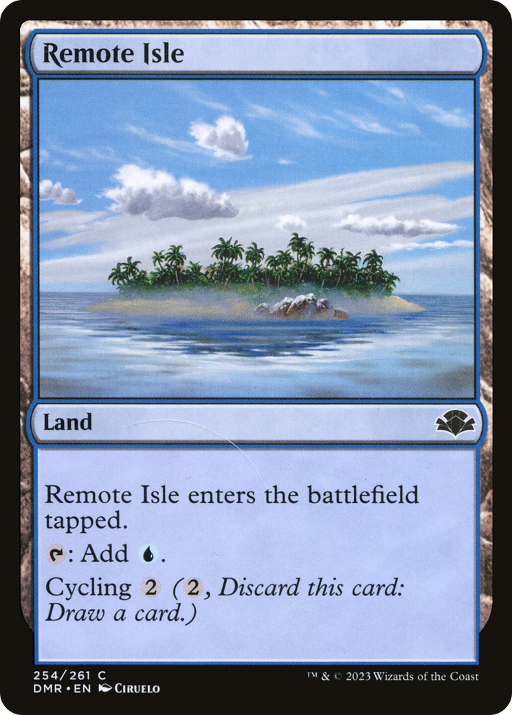 Remote Isle [Dominaria Remastered] | Pegasus Games WI