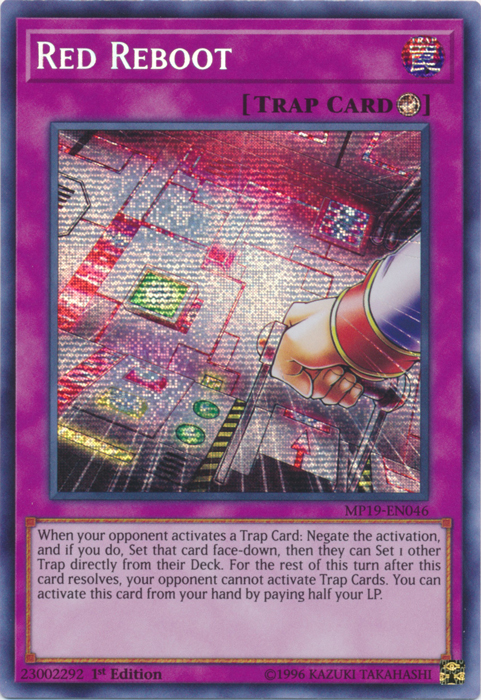 Red Reboot [MP19-EN046] Prismatic Secret Rare | Pegasus Games WI