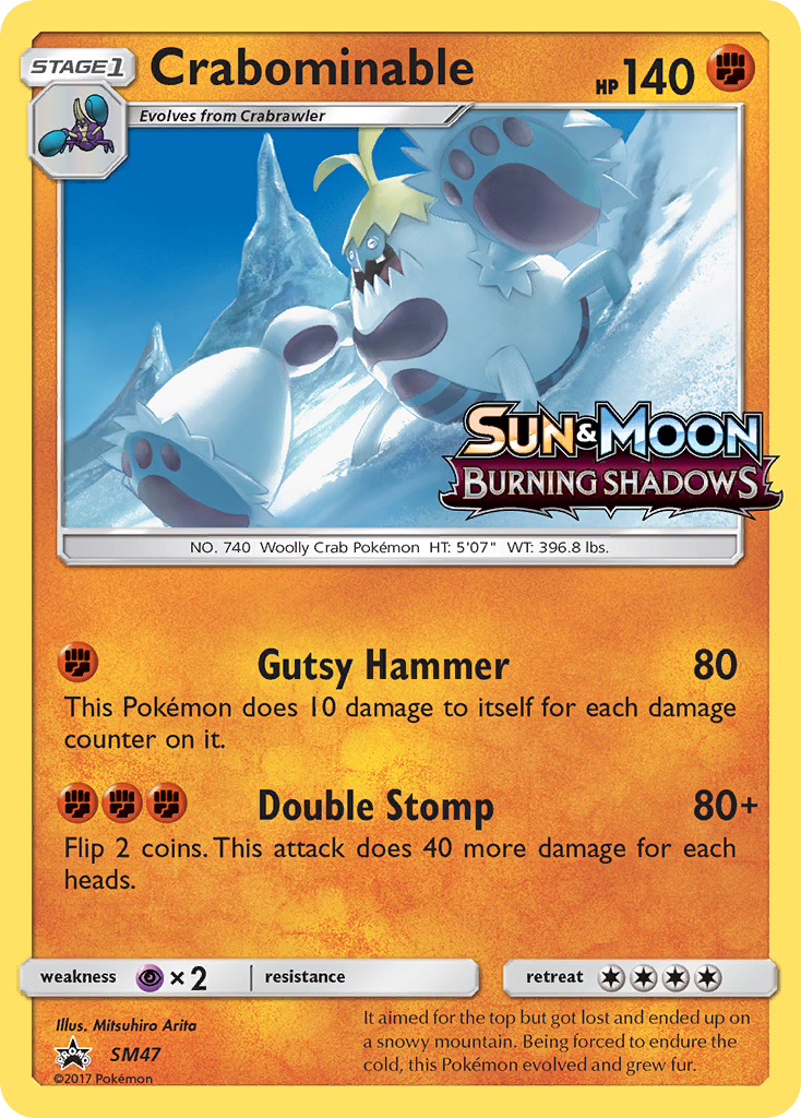 Crabominable (SM47) [Sun & Moon: Black Star Promos] | Pegasus Games WI