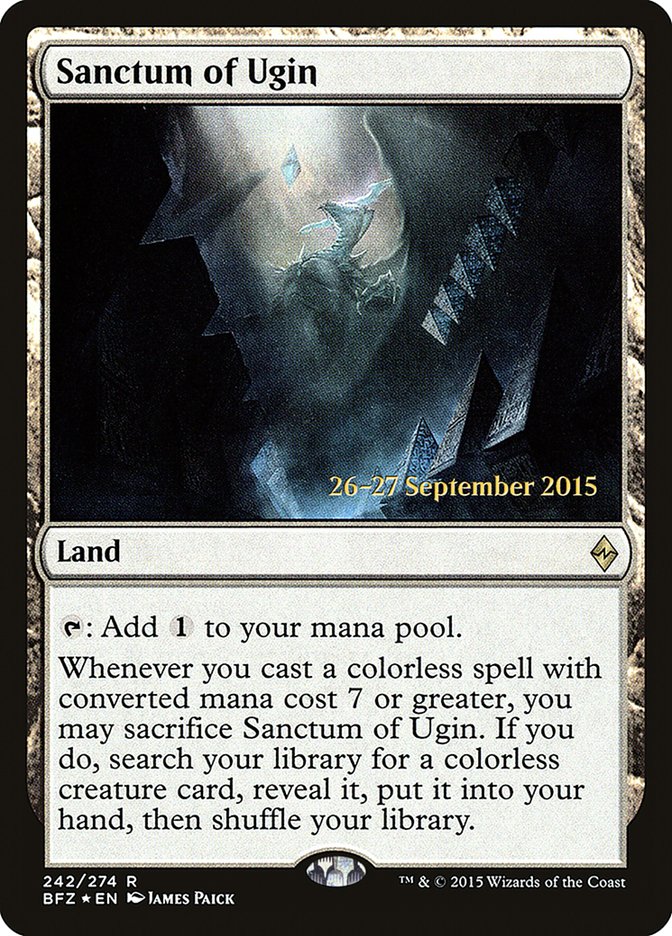 Sanctum of Ugin [Battle for Zendikar Prerelease Promos] | Pegasus Games WI