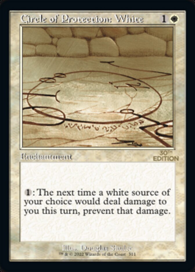 Circle of Protection: White (Retro) [30th Anniversary Edition] | Pegasus Games WI
