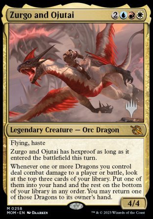 Zurgo and Ojutai (Promo Pack) [March of the Machine Promos] | Pegasus Games WI