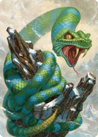 Ohran Frostfang Art Card [Commander Masters Art Series] | Pegasus Games WI