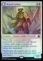 Brutal Cathar // Moonrage Brute [Innistrad: Midnight Hunt Prerelease Promos] | Pegasus Games WI