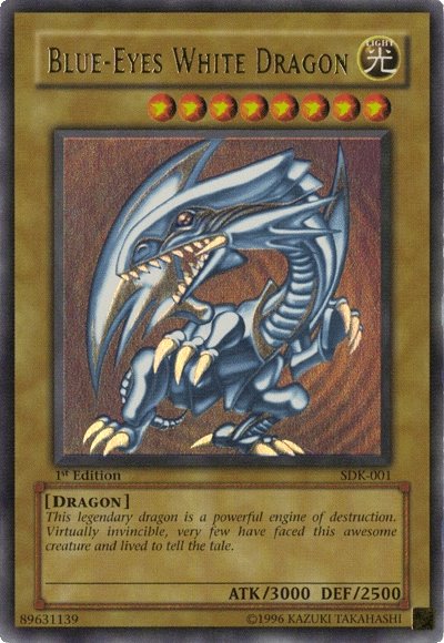 Blue-Eyes White Dragon [SDK-001] Ultra Rare | Pegasus Games WI