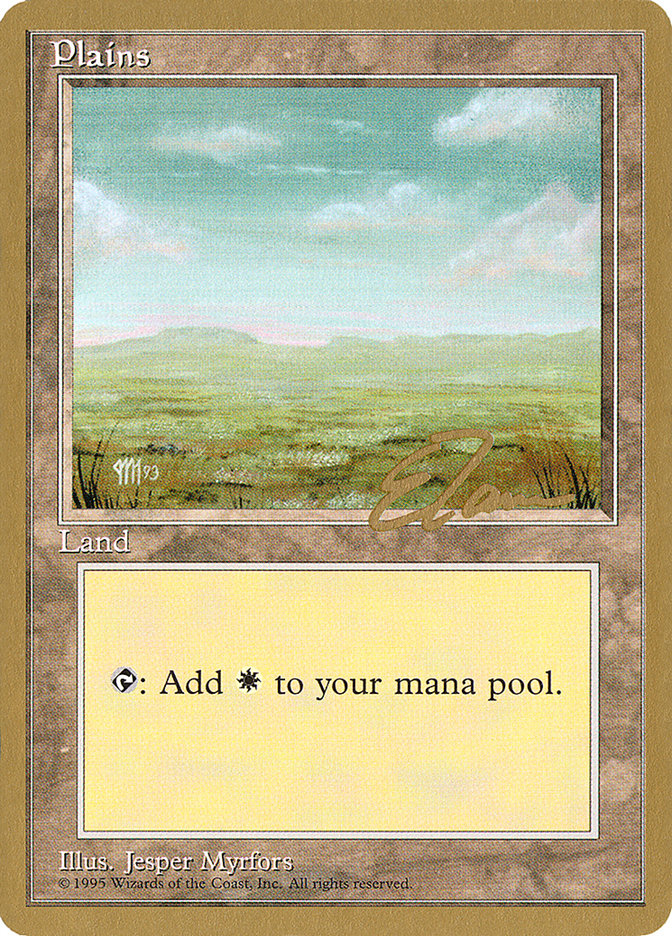 Plains (et364) (Eric Tam) [Pro Tour Collector Set] | Pegasus Games WI
