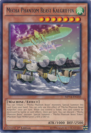 Mecha Phantom Beast Kalgriffin [MP14-EN150] Rare | Pegasus Games WI