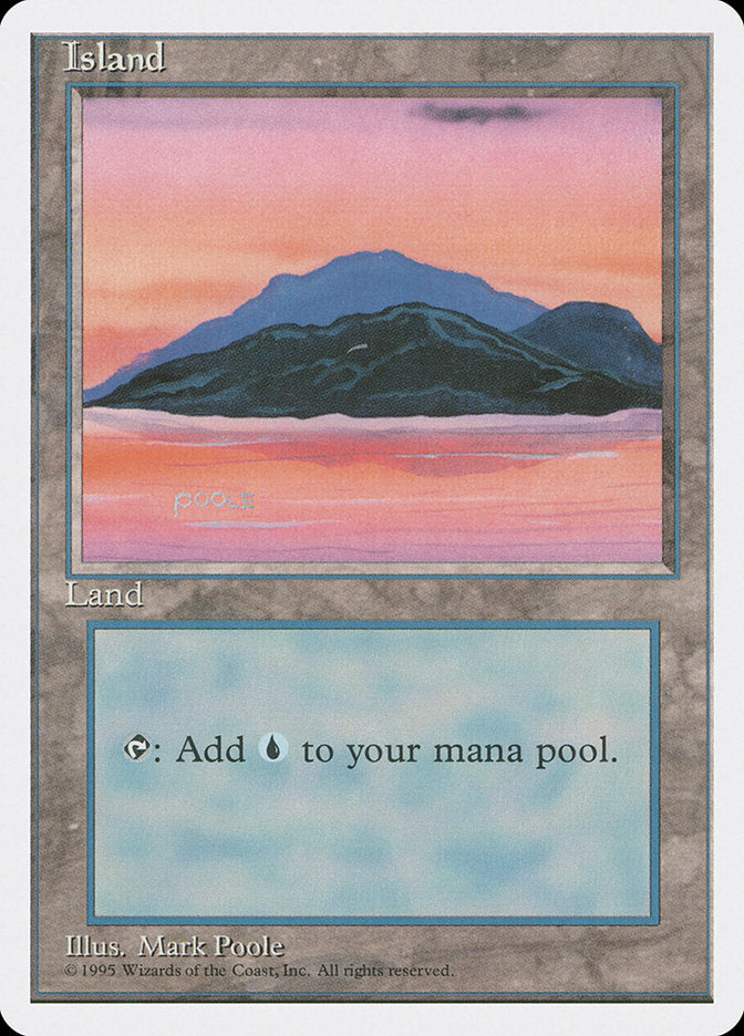Island (Sunset / Signature on Left) [Fourth Edition] | Pegasus Games WI