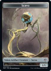 Servo // Powerstone Double-Sided Token [The Brothers' War Commander Tokens] | Pegasus Games WI