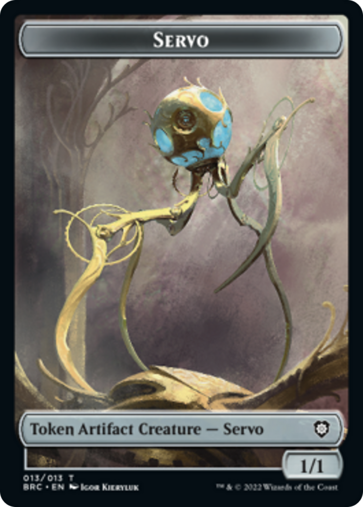 Servo // Eldrazi Double-Sided Token [The Brothers' War Commander Tokens] | Pegasus Games WI