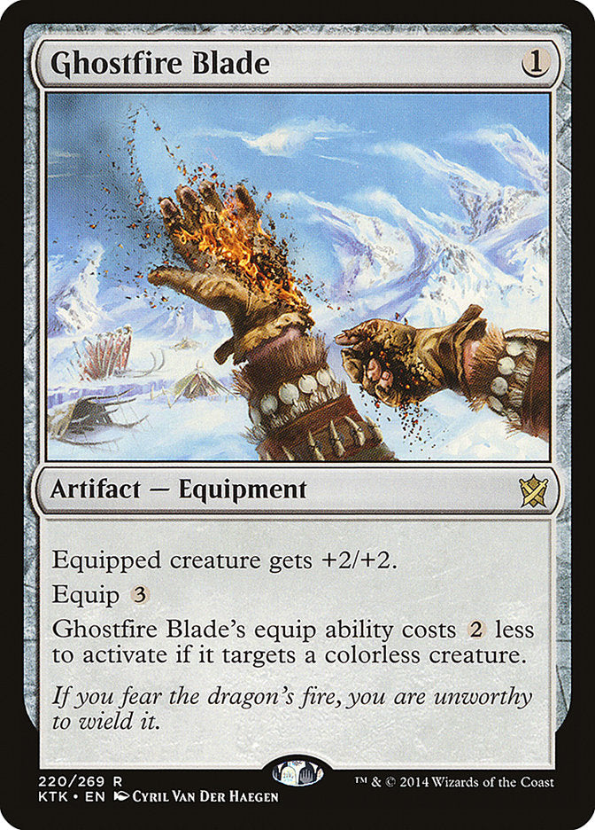 Ghostfire Blade [Khans of Tarkir] | Pegasus Games WI