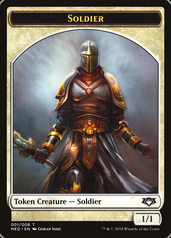 Soldier Token [Mythic Edition Tokens] | Pegasus Games WI
