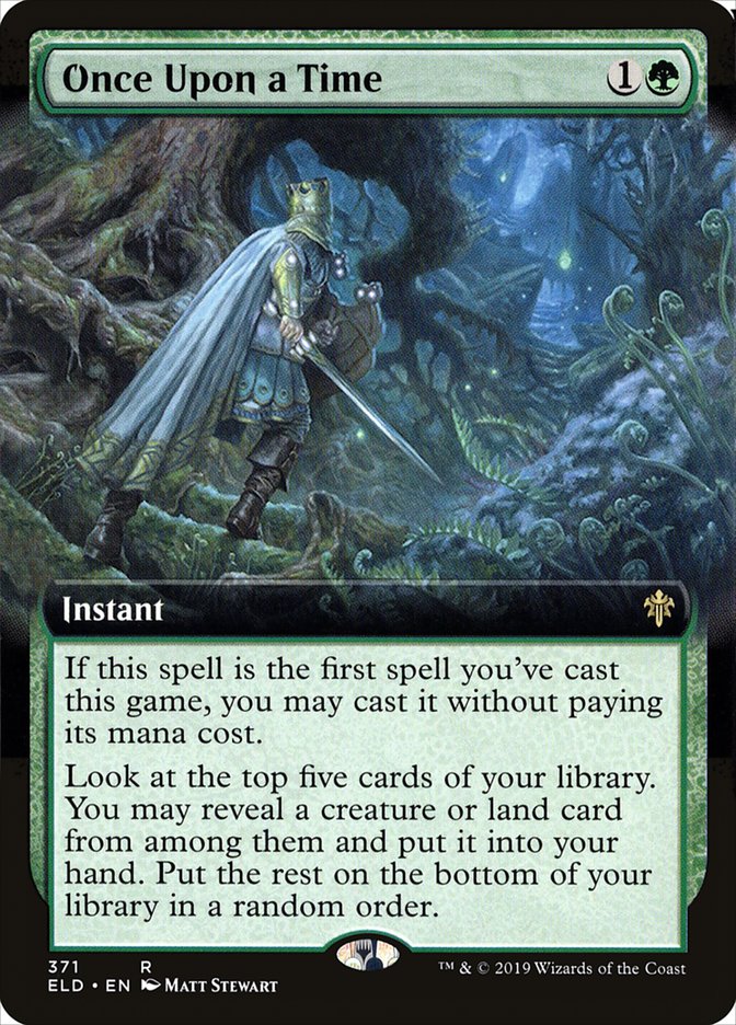Once Upon a Time (Extended Art) [Throne of Eldraine] | Pegasus Games WI