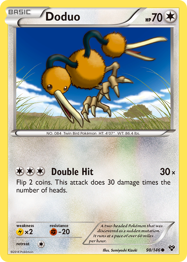 Doduo (98/146) [XY: Base Set] | Pegasus Games WI