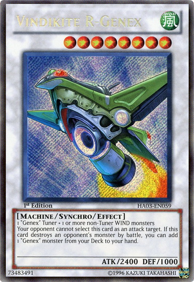Vindikite R-Genex [HA03-EN059] Secret Rare | Pegasus Games WI