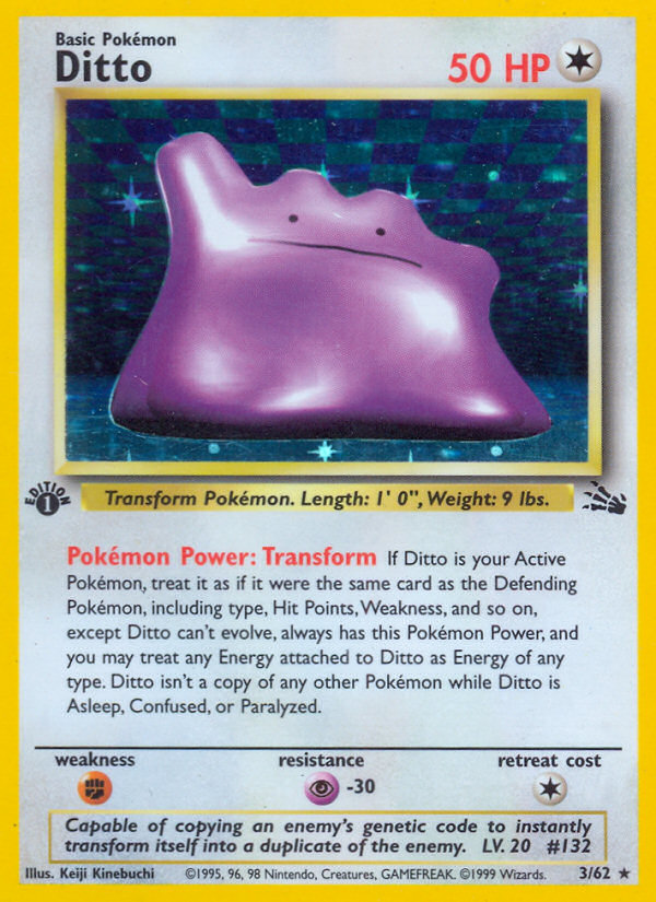 Ditto (3/62) [Fossil 1st Edition] | Pegasus Games WI