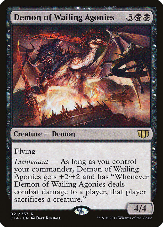 Demon of Wailing Agonies [Commander 2014] | Pegasus Games WI