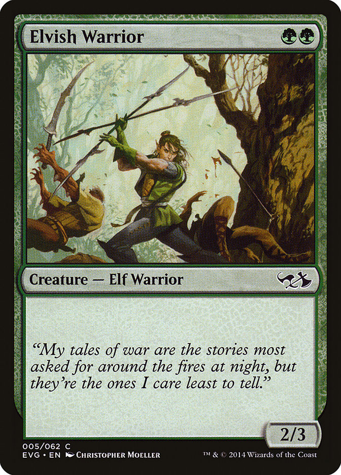 Elvish Warrior (Elves vs. Goblins) [Duel Decks Anthology] | Pegasus Games WI