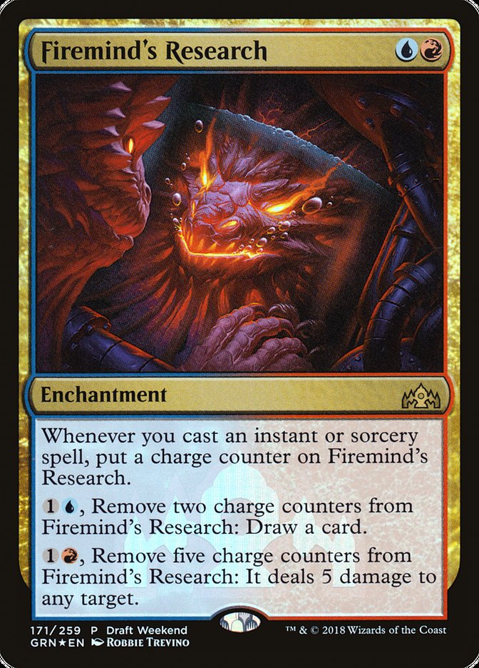 Firemind's Research (Draft Weekend) [Guilds of Ravnica Promos] | Pegasus Games WI