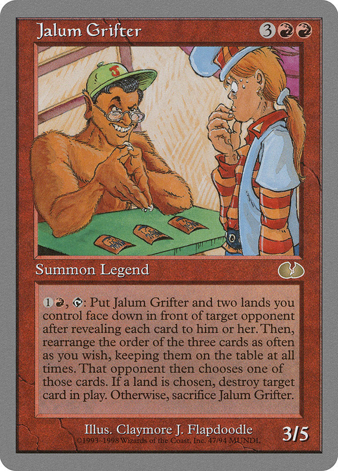 Jalum Grifter [Unglued] | Pegasus Games WI