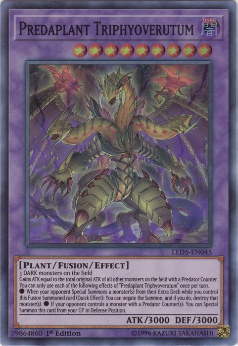 Predaplant Triphyoverutum [LED5-EN045] Super Rare | Pegasus Games WI