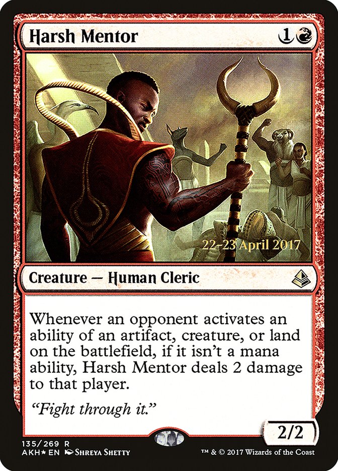 Harsh Mentor [Amonkhet Prerelease Promos] | Pegasus Games WI