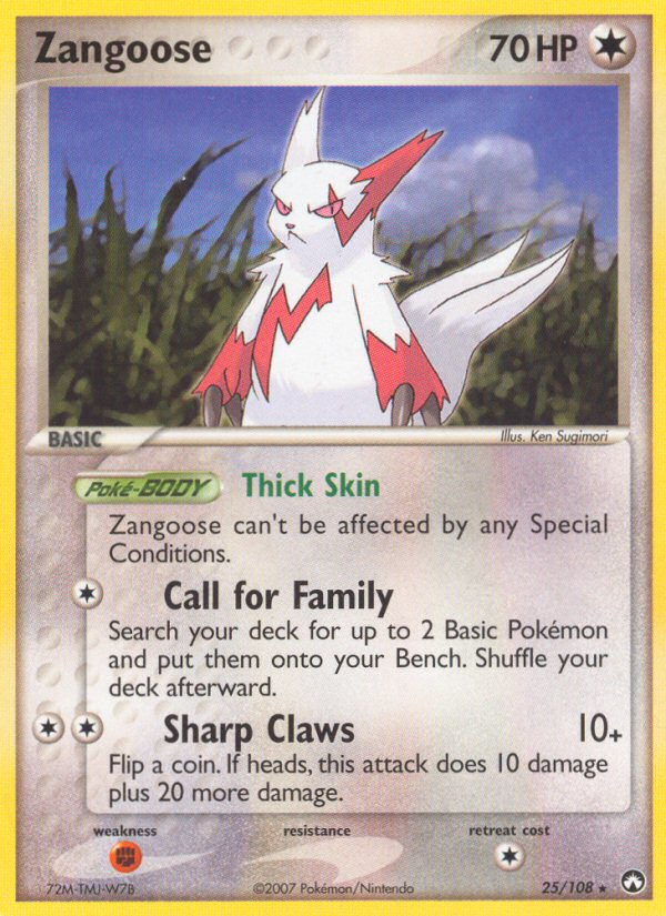 Zangoose (25/108) [EX: Power Keepers] | Pegasus Games WI