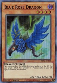 Blue Rose Dragon (Purple) [LDS2-EN104] Ultra Rare | Pegasus Games WI