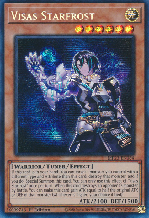 Visas Starfrost [MP23-EN064] Prismatic Secret Rare | Pegasus Games WI