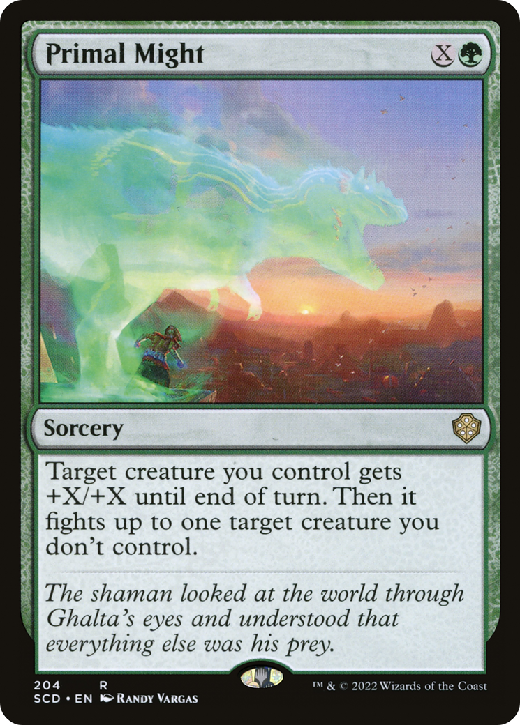 Primal Might [Starter Commander Decks] | Pegasus Games WI