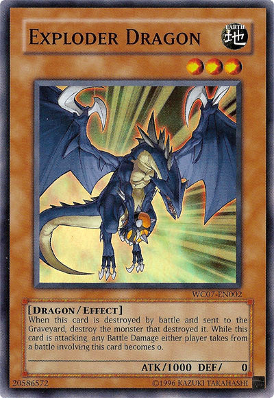 Exploder Dragon [WC07-EN002] Super Rare | Pegasus Games WI