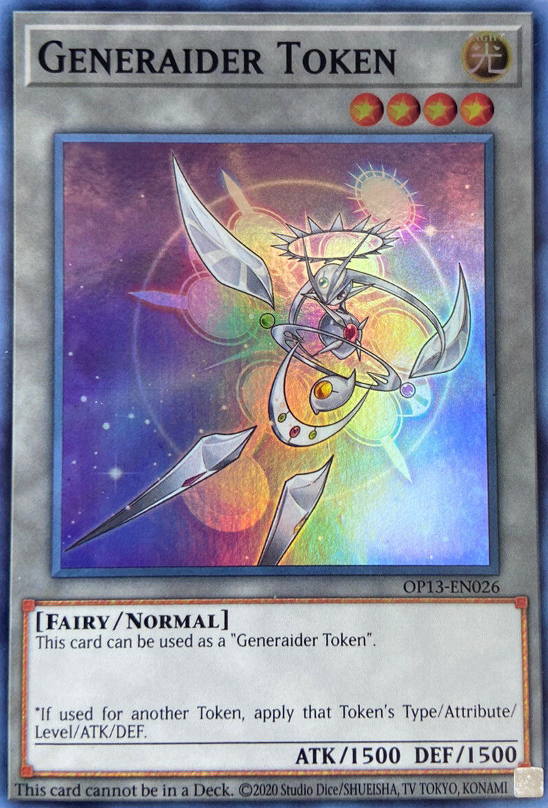 Generaider Token [OP13-EN026] Super Rare | Pegasus Games WI