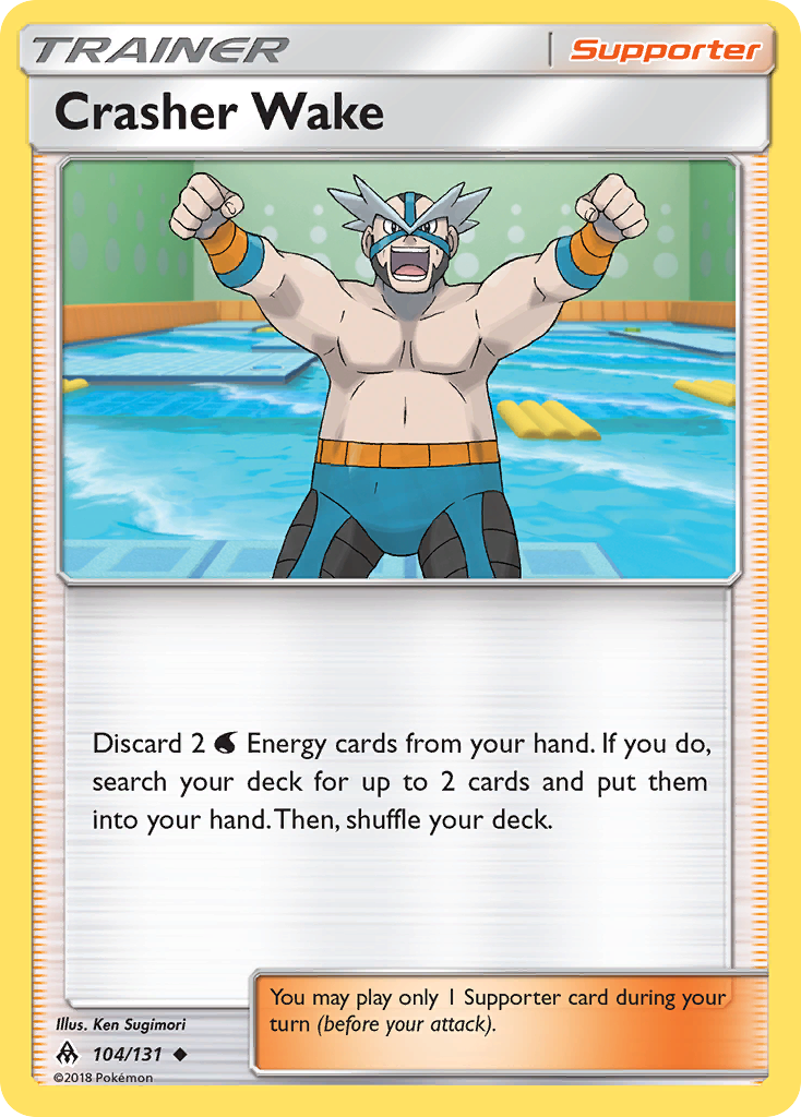 Crasher Wake (104/131) [Sun & Moon: Forbidden Light] | Pegasus Games WI