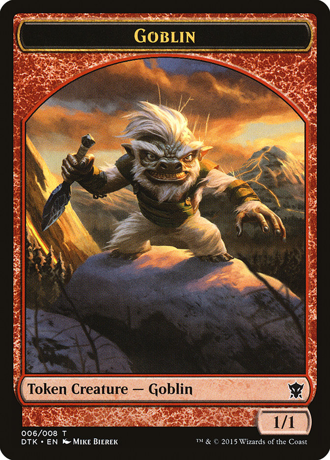 Goblin Token [Dragons of Tarkir Tokens] | Pegasus Games WI