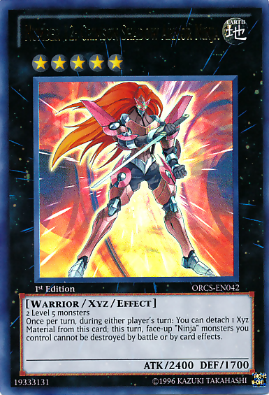 Number 12: Crimson Shadow Armor Ninja [ORCS-EN042] Ultra Rare | Pegasus Games WI