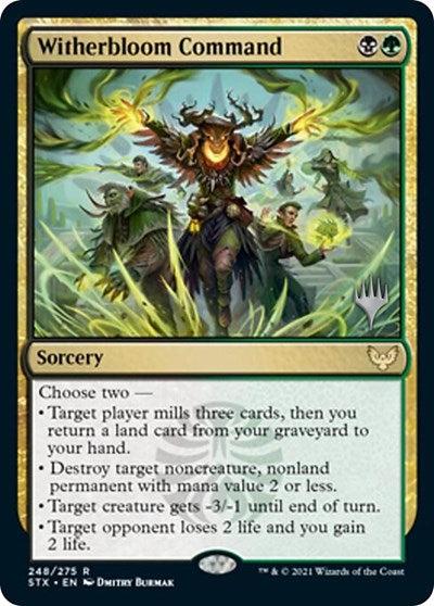 Witherbloom Command (Promo Pack) [Strixhaven: School of Mages Promos] | Pegasus Games WI