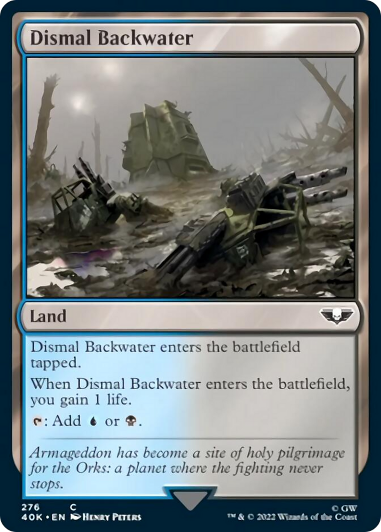 Dismal Backwater (Surge Foil) [Warhammer 40,000] | Pegasus Games WI