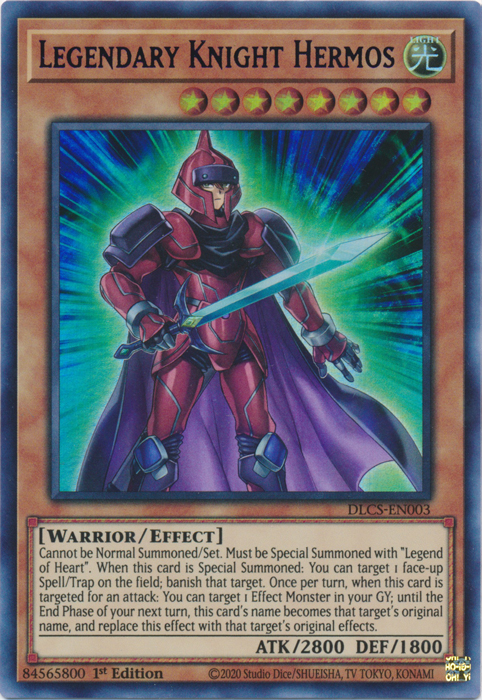 Legendary Knight Hermos (Purple) [DLCS-EN003] Ultra Rare | Pegasus Games WI