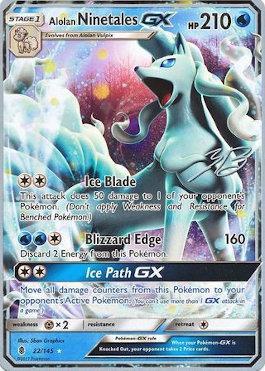 Alolan Ninetales GX (22/145) (Ice Path FTW - Zachary Bokhari) [World Championships 2017] | Pegasus Games WI