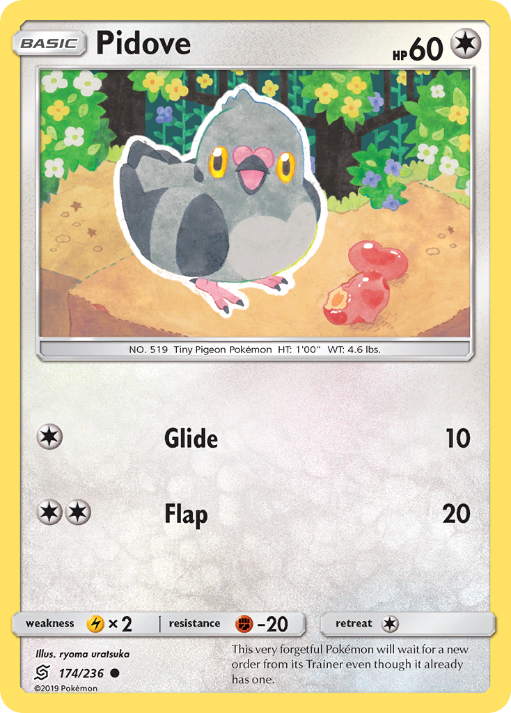 Pidove (174/236) [Sun & Moon: Unified Minds] | Pegasus Games WI