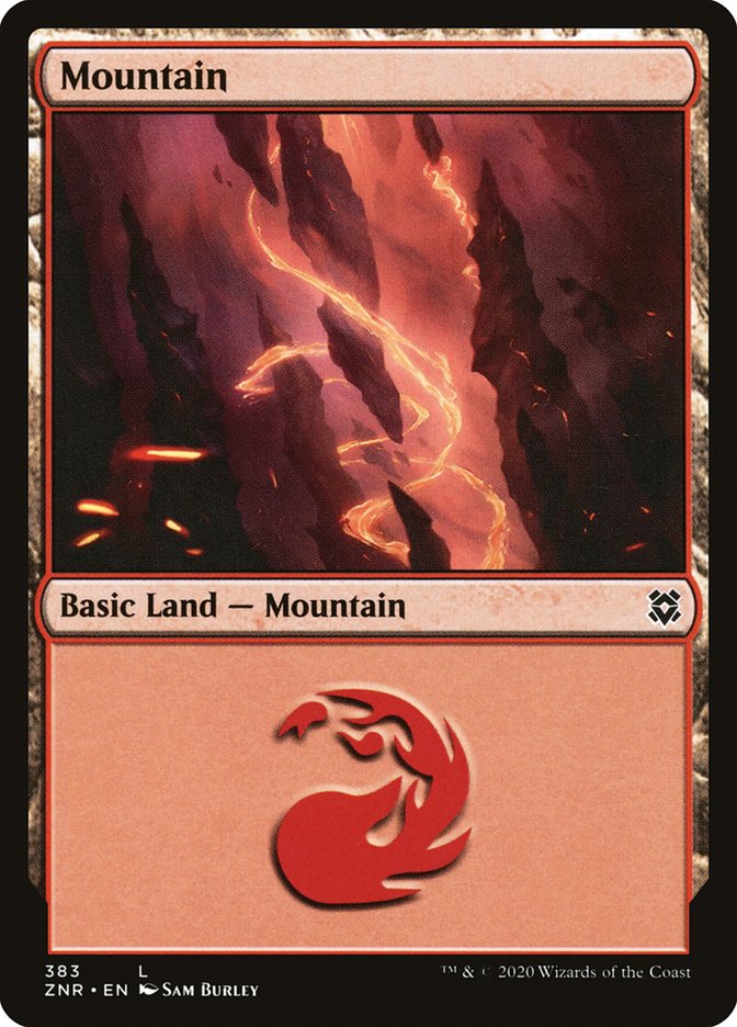 Mountain (383) [Zendikar Rising] | Pegasus Games WI