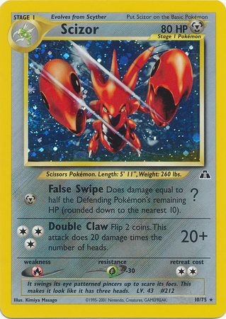 Scizor (10/75) [Neo Discovery Unlimited] | Pegasus Games WI