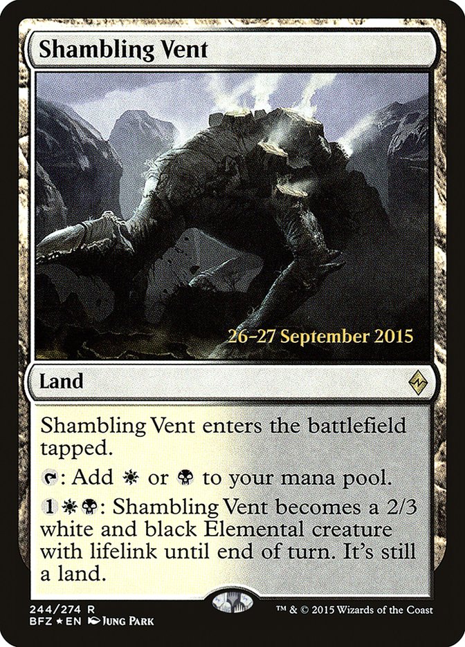 Shambling Vent [Battle for Zendikar Prerelease Promos] | Pegasus Games WI