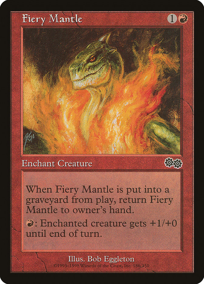 Fiery Mantle [Urza's Saga] | Pegasus Games WI