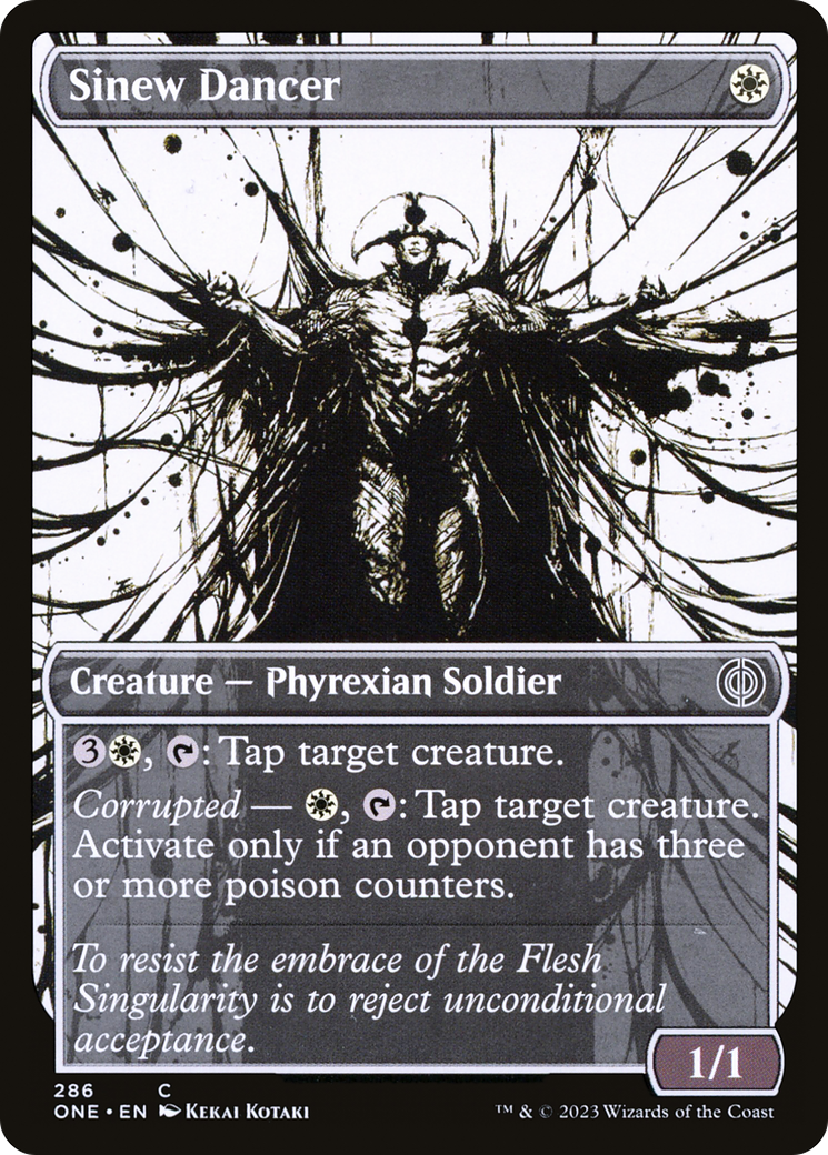 Sinew Dancer (Showcase Ichor) [Phyrexia: All Will Be One] | Pegasus Games WI