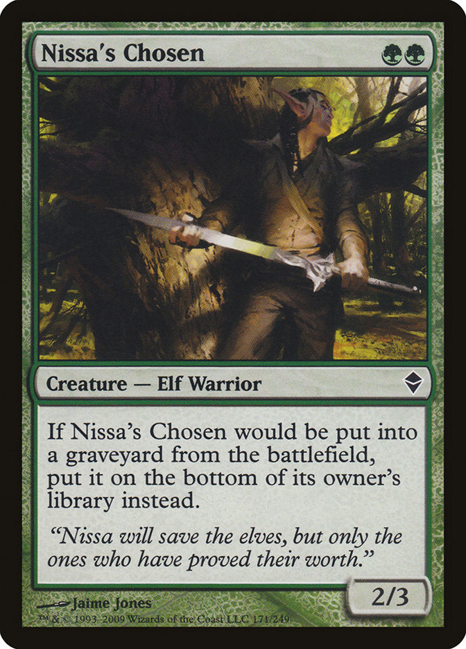 Nissa's Chosen [Zendikar] | Pegasus Games WI