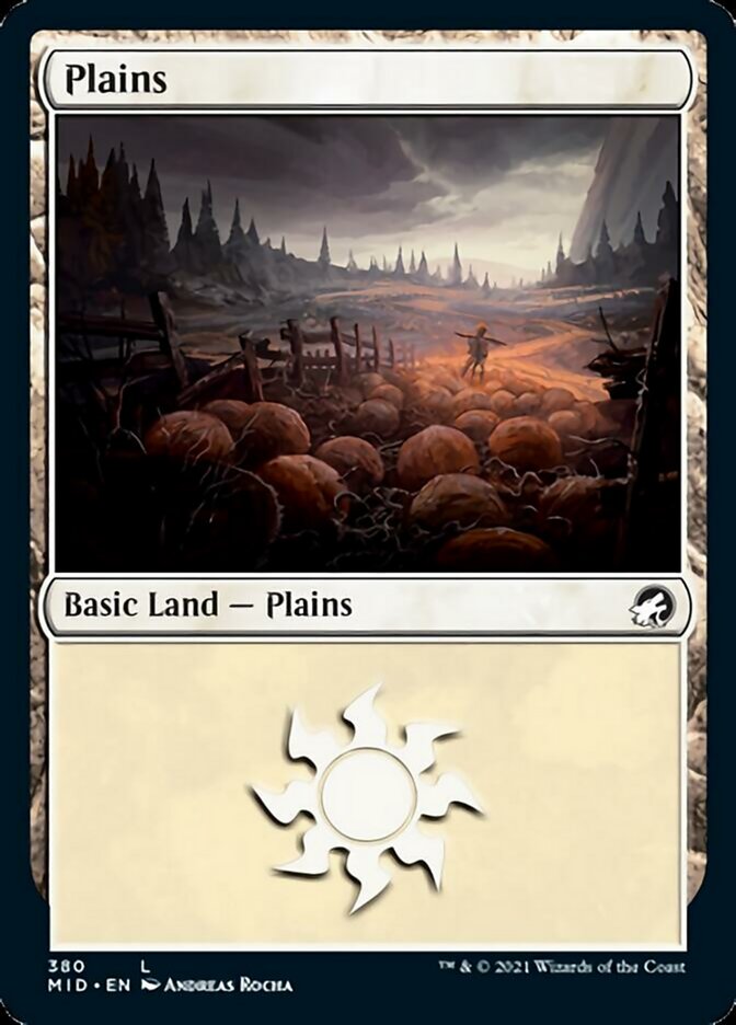 Plains (380) [Innistrad: Midnight Hunt] | Pegasus Games WI