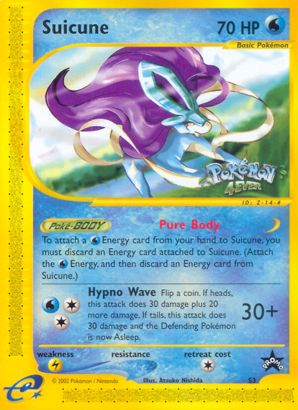 Suicune (53) [Wizards of the Coast: Black Star Promos] | Pegasus Games WI