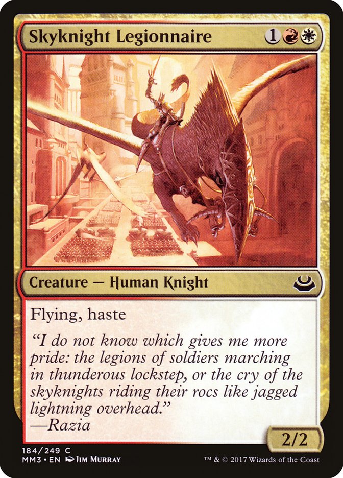 Skyknight Legionnaire [Modern Masters 2017] | Pegasus Games WI