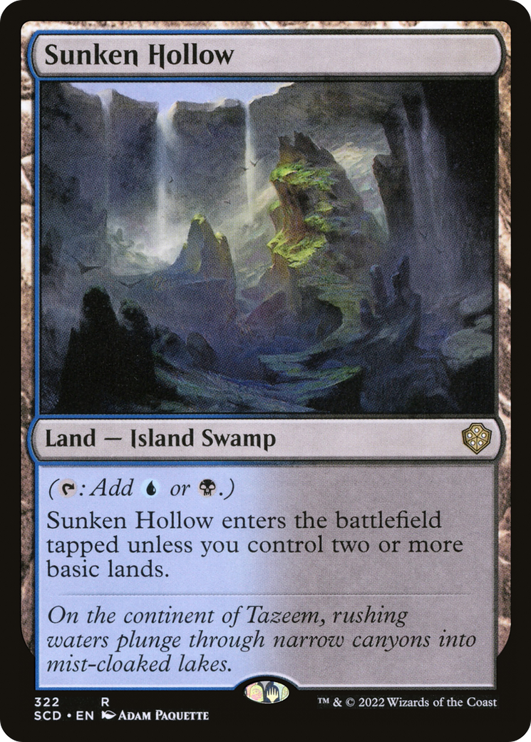 Sunken Hollow [Starter Commander Decks] | Pegasus Games WI